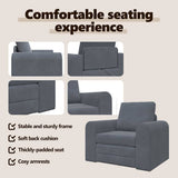 Sofa Bed Dark Grey 98 x 71 x 83 cm Velvet - Extra Image