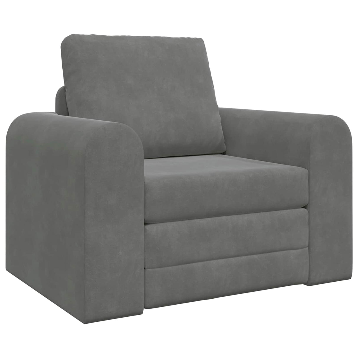 Sofa Bed Dark Grey 98 x 71 x 83 cm Velvet