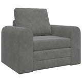 Sofa Bed Dark Grey 98 x 71 x 83 cm Velvet