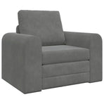 Sofa Bed Dark Grey 98 x 71 x 83 cm Velvet