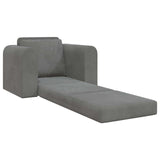 Sofa Bed Dark Grey 98 x 71 x 83 cm Velvet