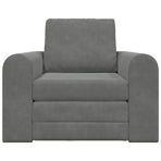 Sofa Bed Dark Grey 98 x 71 x 83 cm Velvet