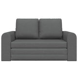 Sofa Bed 60cm Dark Grey Fabric