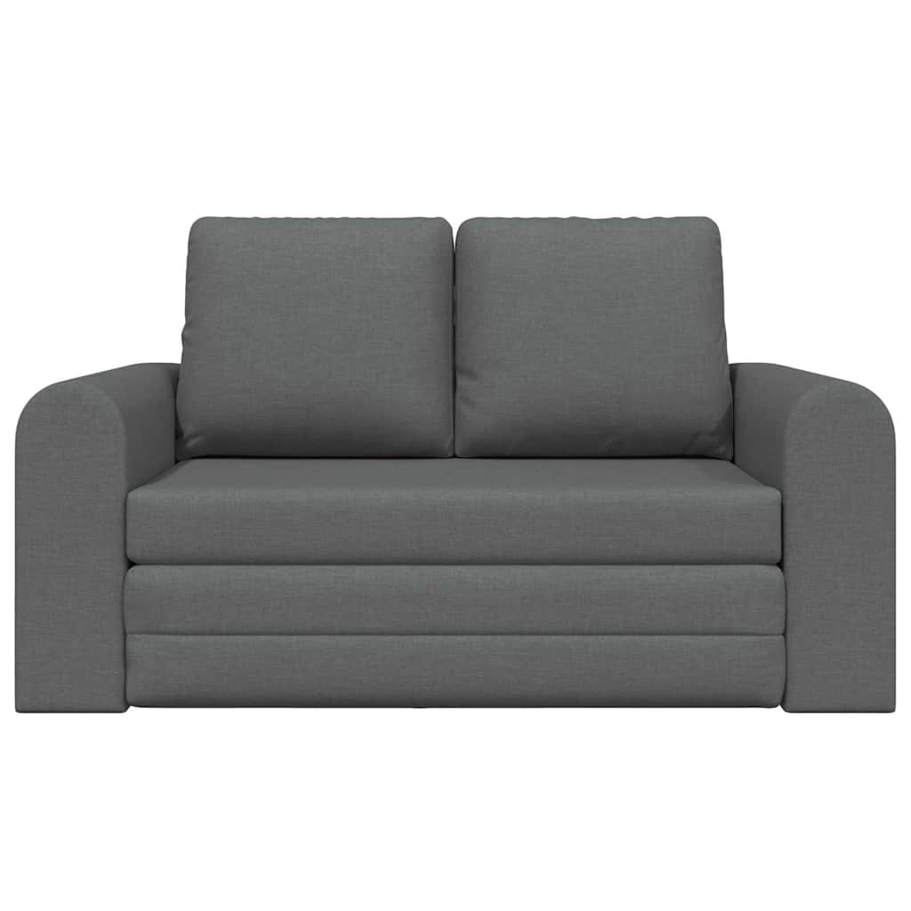Sofa Bed 60cm Dark Grey Fabric