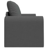 Sofa Bed 60cm Dark Grey Fabric
