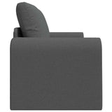 Sofa Bed 60cm Dark Grey Fabric - 45-Degree Angle