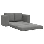 Sofa Bed Dark Grey 148 x 71 x 83 cm Velvet