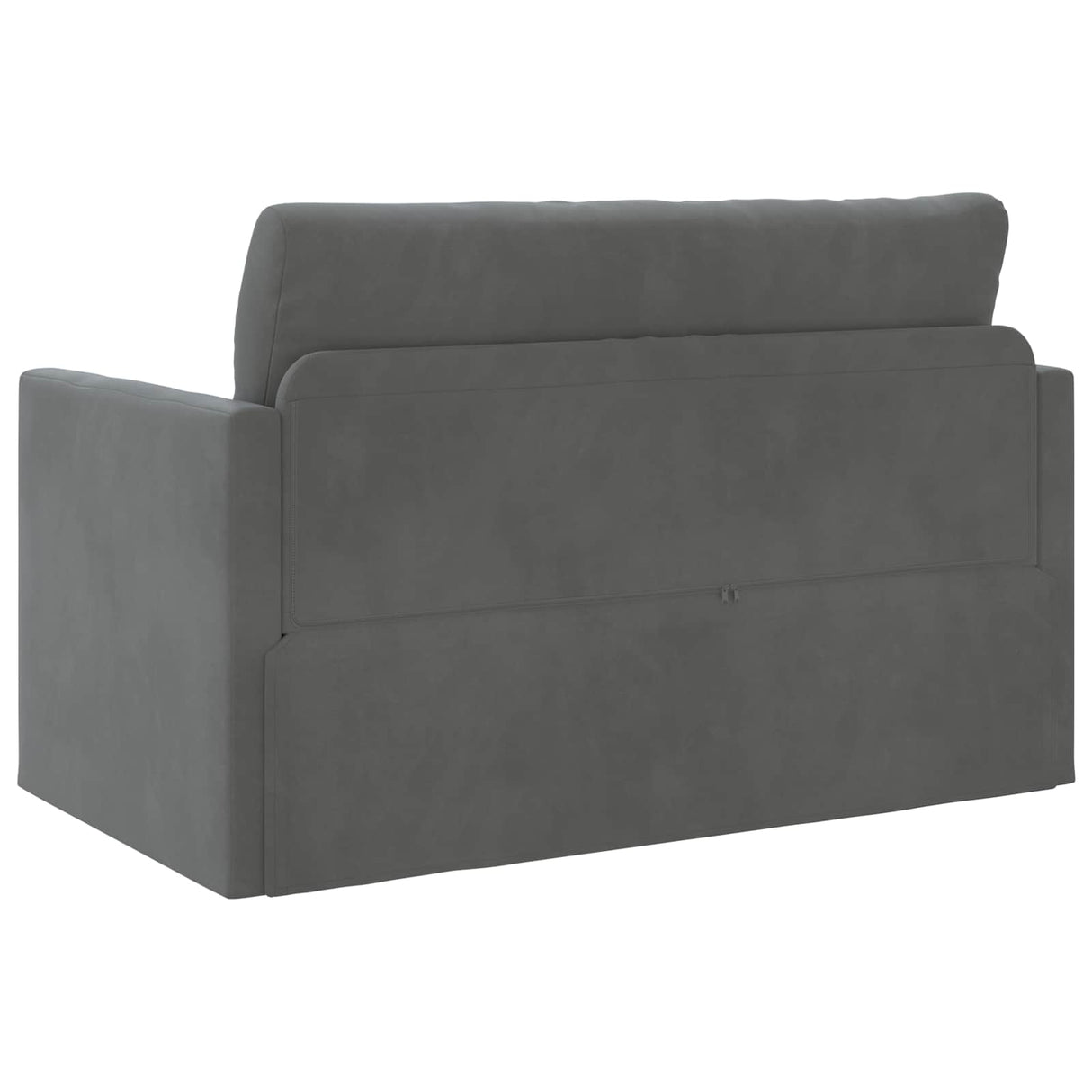 Sofa Bed Dark Grey 124 x 71 x 78 cm Velvet