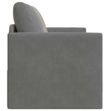Sofa Bed Dark Grey 124 x 71 x 78 cm Velvet