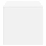 TV Cabinet White 100x40x40 cm Engineered Wood - Rear View