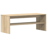 TV Cabinet Sonoma Oak 100x40x40 cm Engineered Wood - Front View