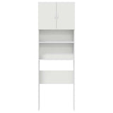 Washing Machine Cabinet White 64x24x190 cm Engineered Wood