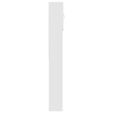 Washing Machine Cabinet White 64x24x190 cm Engineered Wood