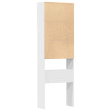 Washing Machine Cabinet White 64x24x190 cm Engineered Wood - Low Angle