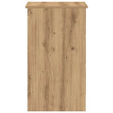 Desk Artisan Oak 90x45x76 cm Engineered Wood - Close-Up Angle