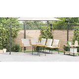 Garden Sofa Set 2 pcs Natural Poly Rattan - 45-Degree Angle