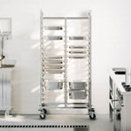 Tray Trolley with 32 GN Containers 75x55x162.5 cm