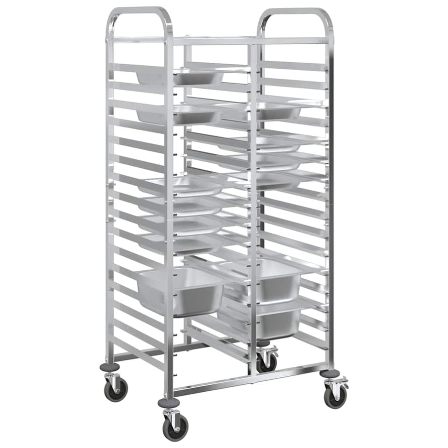 Tray Trolley with 32 GN Containers 75x55x162.5 cm