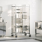 Tray Trolley with 32 GN Containers 75x55x162.5 cm