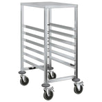 Tray Trolley with 6 GN Containers 39x55x87 cm Stainless Steel