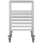 Tray Trolley with 6 GN Containers 39x55x87 cm Stainless Steel