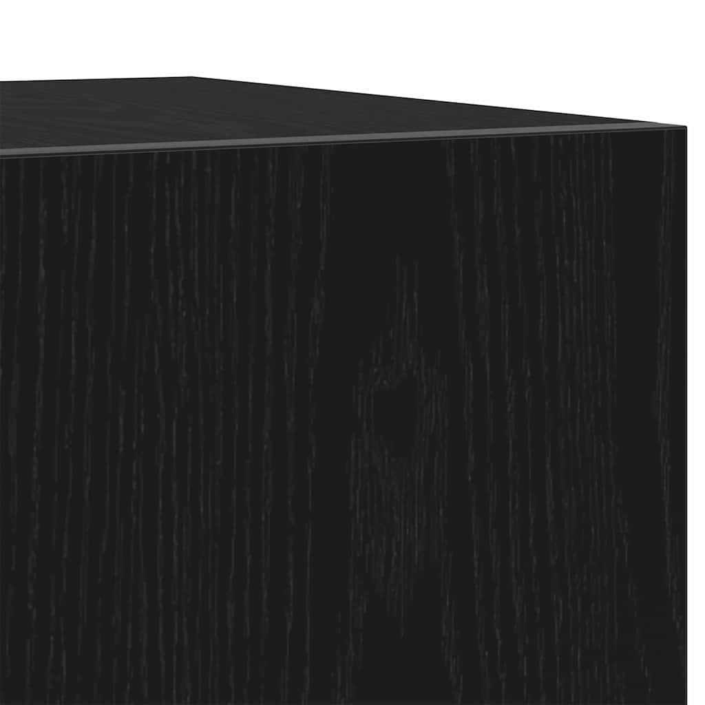 TV Cabinet 160 x 35 x 40 cm Black Engineered Wood
