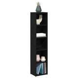 CD Cabinets 2 pcs Black Oak 21x16x93.5 cm Engineered Wood - Top-Down View