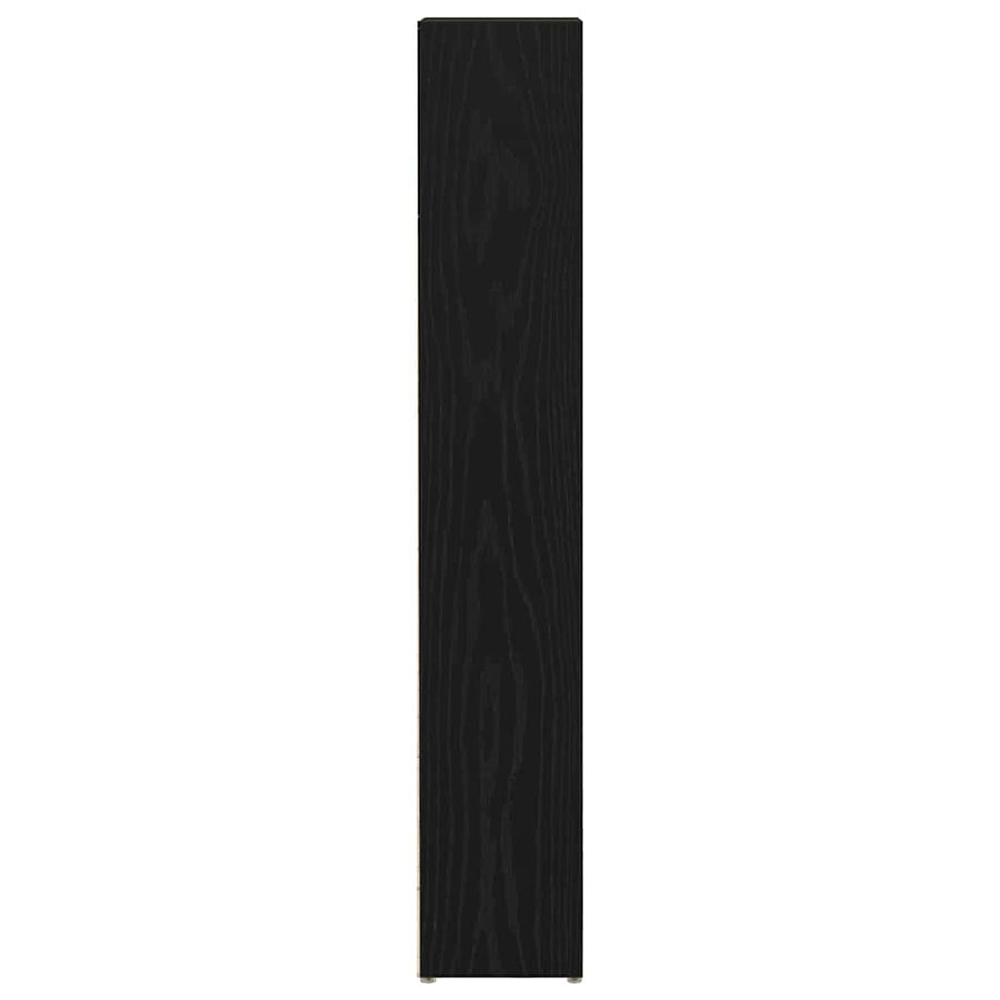 CD Cabinets 2 pcs Black Oak 21x16x93.5 cm Engineered Wood