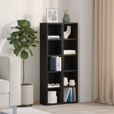 CD Cabinets 2 pcs Black Oak 21x16x93.5 cm Engineered Wood