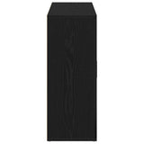Sideboard Black Oak 91x29.5x75 cm Engineered Wood