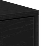 Bedside Cabinet Black Oak 40x30x40 cm Engineered Wood - Extra Image