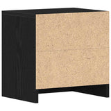 Bedside Cabinets 2 pcs Black Oak 40x30x40 cm Engineered Wood - Extra Image