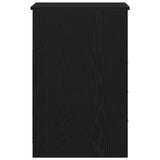Drawer Cabinet Black Oak 40x50x76 cm Engineered Wood