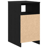 Drawer Cabinet Black Oak 40x50x76 cm Engineered Wood - Low Angle