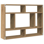 Wall Shelf Artisan Oak 75x16x55 cm Engineered Wood