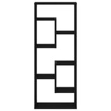 Wall Shelf Black Oak 36x16x90 cm Engineered Wood - 45-Degree Angle