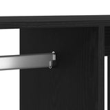 Wardrobe Black Oak 80x40x110 cm Engineered Wood - Low Angle