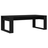 Coffee Table Black oak 102 x 50 x 35 cm Engineered Wood - 45-Degree Angle