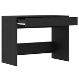 Desk Black Oak 101x50x76.5 cm Engineered Wood