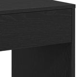 Desk Black Oak 101x50x76.5 cm Engineered Wood - Extra Image