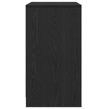 Sideboard Black Oak 70x41x75 cm Engineered Wood