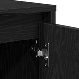 Sideboard Black Oak 70x41x75 cm Engineered Wood - Extra Image