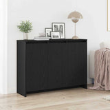 Sideboard Black 102 x 33 x 75 cm Engineered wood