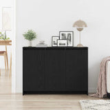 Sideboard Black 102 x 33 x 75 cm Engineered wood - Top-Down View