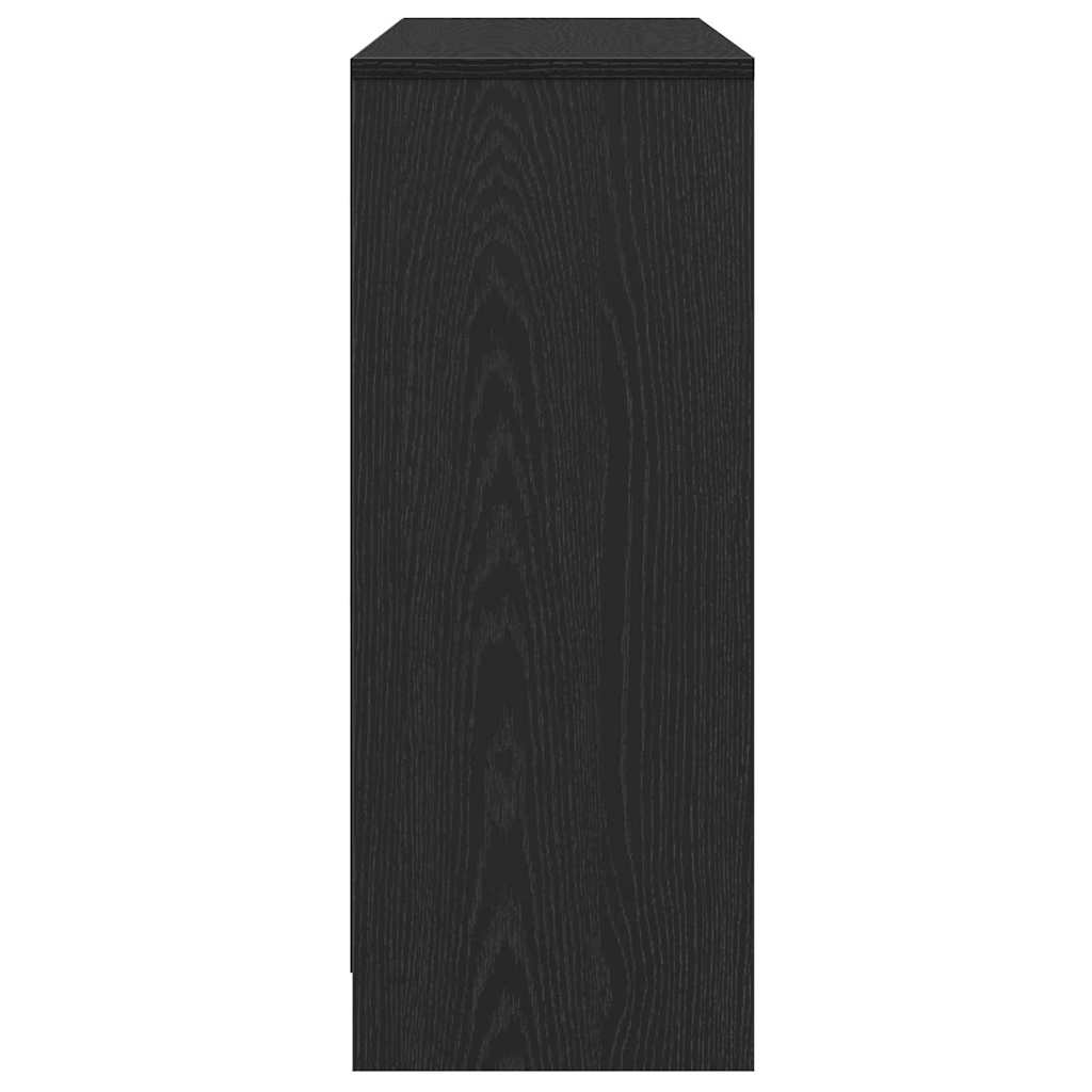 Sideboard Black 102 x 33 x 75 cm Engineered wood