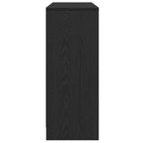 Sideboard Black 102 x 33 x 75 cm Engineered wood - Low Angle