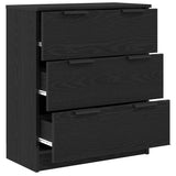 Sideboard with Drawer Black 60 x 30 x 70 cm Engineered wood - 45-Degree Angle