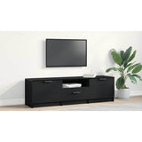 TV Cabinet with Drawer 140 x 35 x 40 cm Engineered Wood - Extra Image