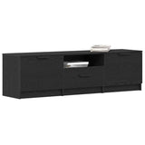 TV Cabinet with Drawer Black 140 x 35 x 40 cm Engineered wood - Side View