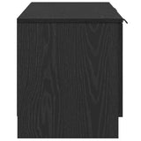 TV Cabinet with Drawer Black 140 x 35 x 40 cm Engineered wood - Low Angle